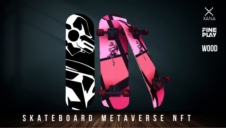 The World’s First! NFT Skateboard That Can be Skated on Metaverse is Launched!